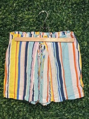 Nanette Lepore Swim Striped Shorts, Small